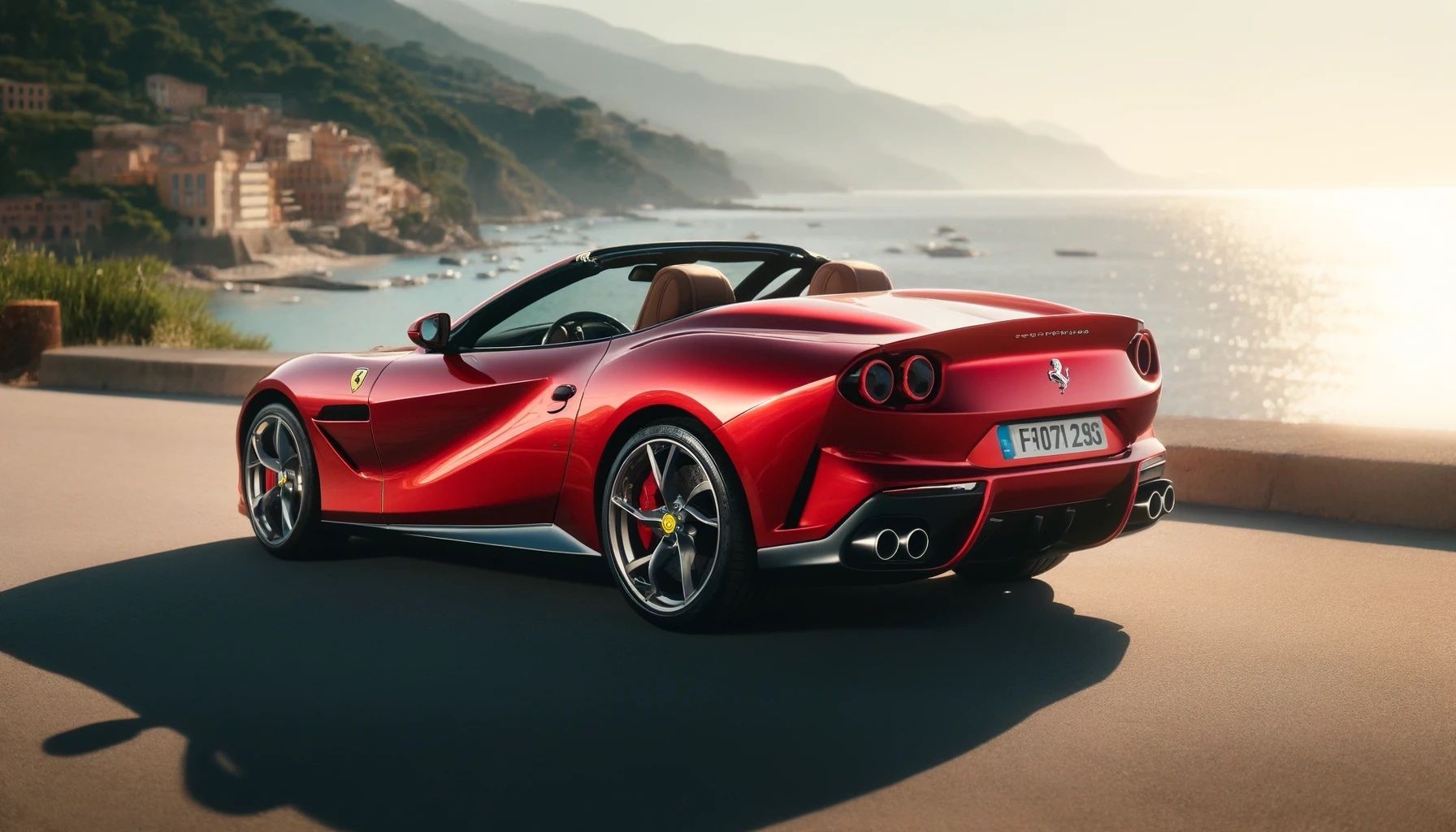 Ferrari portofino side